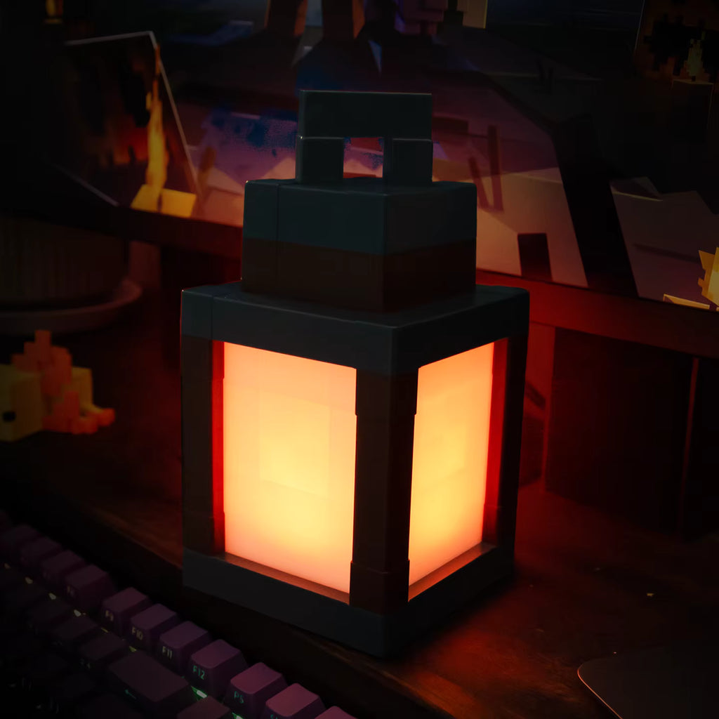 Pixel Style Minecraft Lamp